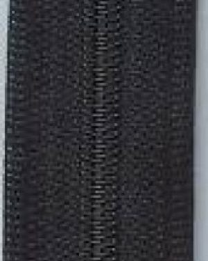 Nylon Open End Coat Zips Black