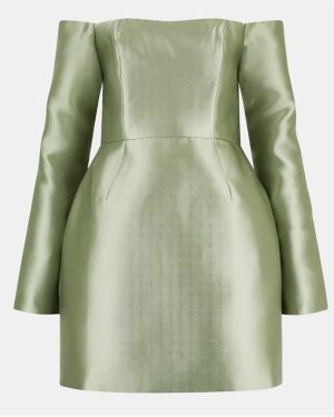 ODD MUSE Ultimate Muse Tulip Skirt Mini Dress - Green