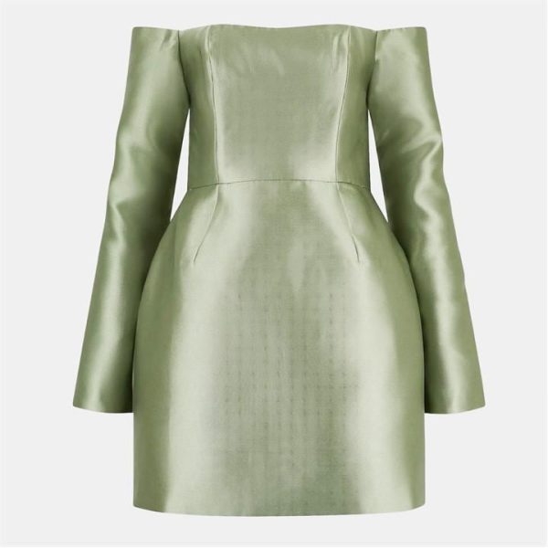 ODD MUSE Ultimate Muse Tulip Skirt Mini Dress - Green