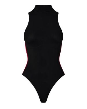 OFF WHITE Athletic Logo Bodysuit - Black