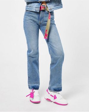 OFF WHITE Corporate 90s Fit Jeans - Blue