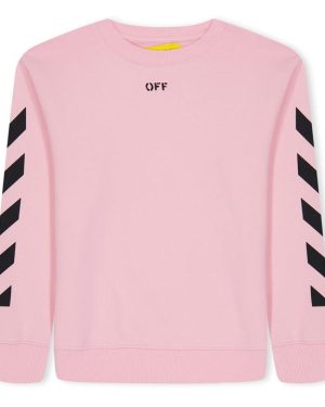 OFF WHITE Logo Sweatshirt Infants - Pink