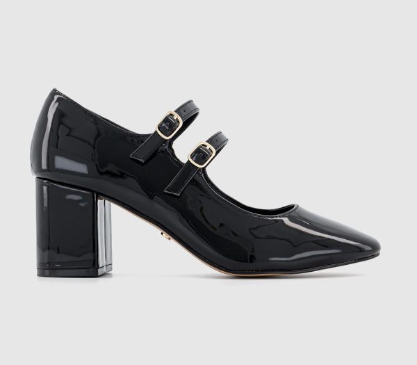 OFFICE Womens Madden Two Strap Mary Janes Dna Black, 9