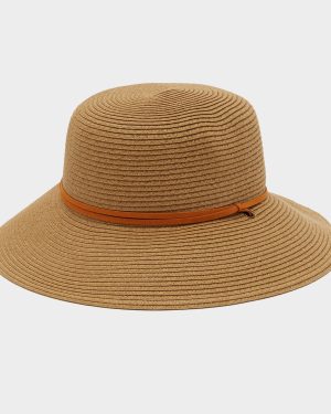 One Earth Women's Paper Sun Hat, Beige