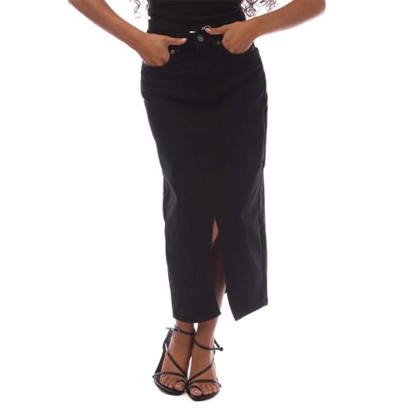 Only Siri Denim Skirt - Black
