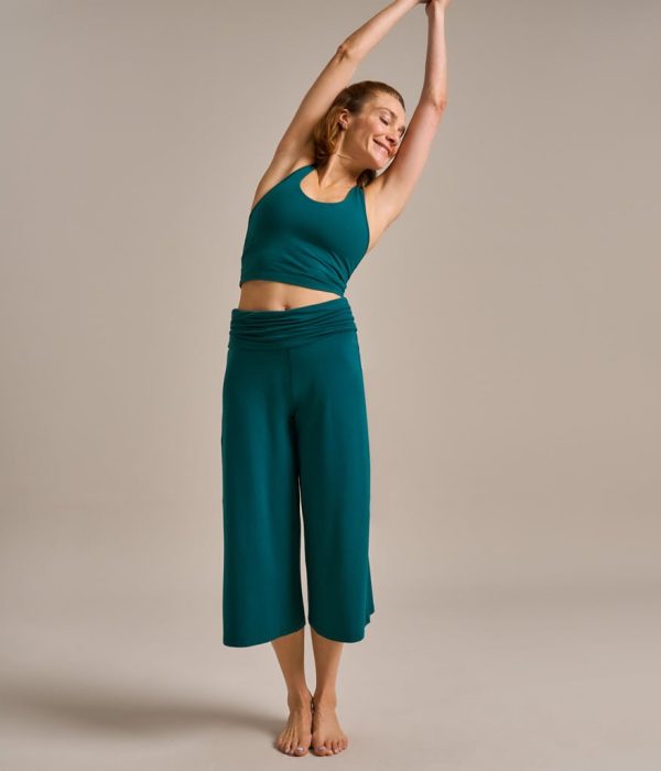 Origin Bamboo Cropped Palazzo Pants - 8