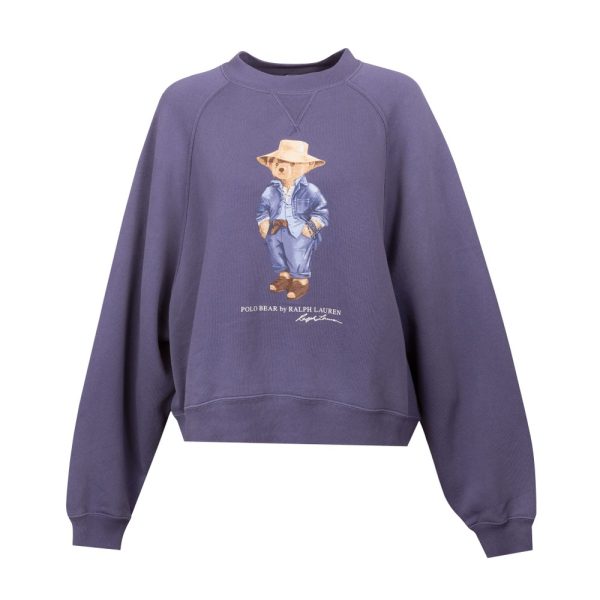 Oversize Fleece Bear Sweatshirt