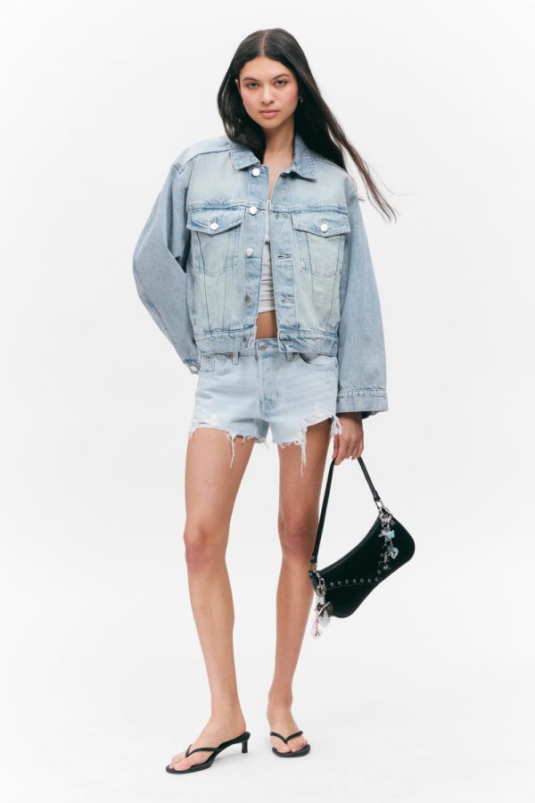 Oversized Structured Denim Jacket