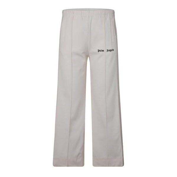 PALM ANGELS Wide Leg Tracksuit Bottoms Juniors - Cream