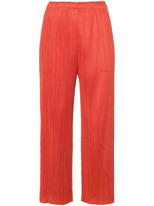 PLEATS PLEASE ISSEY MIYAKE Pleated Cropped Trousers