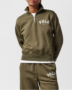 POLO RALPH LAUREN Quarter Zip Top - Green