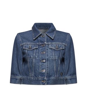 PRADA DENIM | Denim cropped jacket | Women | 44