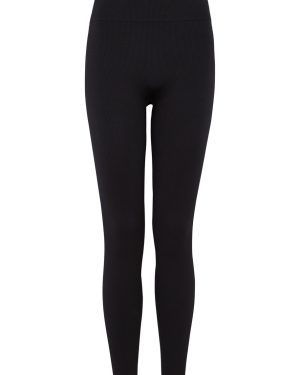 PRISM2 Awaken Ribbed Stretch-jersey Leggings - Black - One Size
