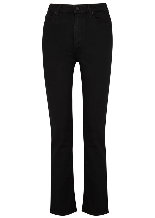 Paige Cindy Black Straight-leg Jeans - W29