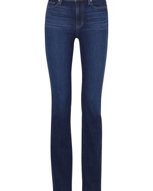 Paige Hoxton Transcend Straight-leg Jeans - Dark Blue - W27