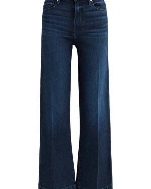 Paige Leenah Wide-leg Jeans - Dark Blue - 31 (W31 / UK14 / L)