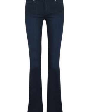 Paige Manhattan Transcend Blue Bootcut Jeans - Dark Blue - W23