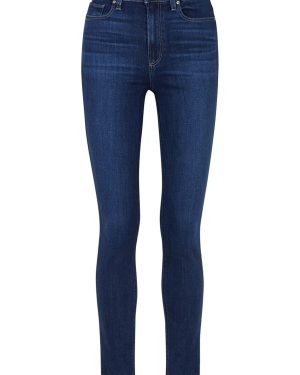 Paige Margot Transcend Skinny Jeans - Dark Blue - W31