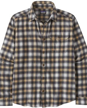 Patagonia Organic Lightweight Fjord Flannel Shirt - Sandy Melon