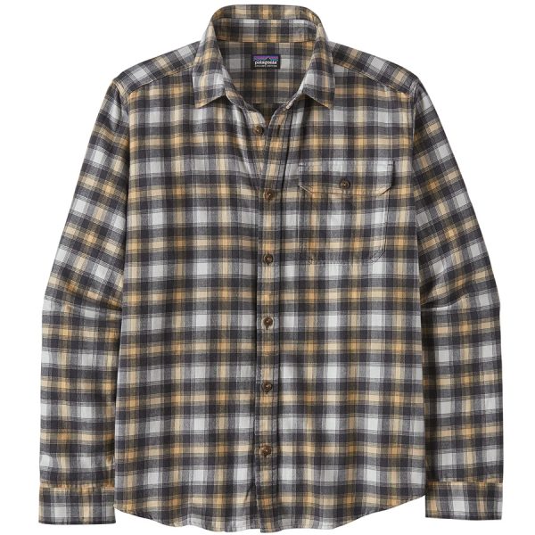 Patagonia Organic Lightweight Fjord Flannel Shirt - Sandy Melon