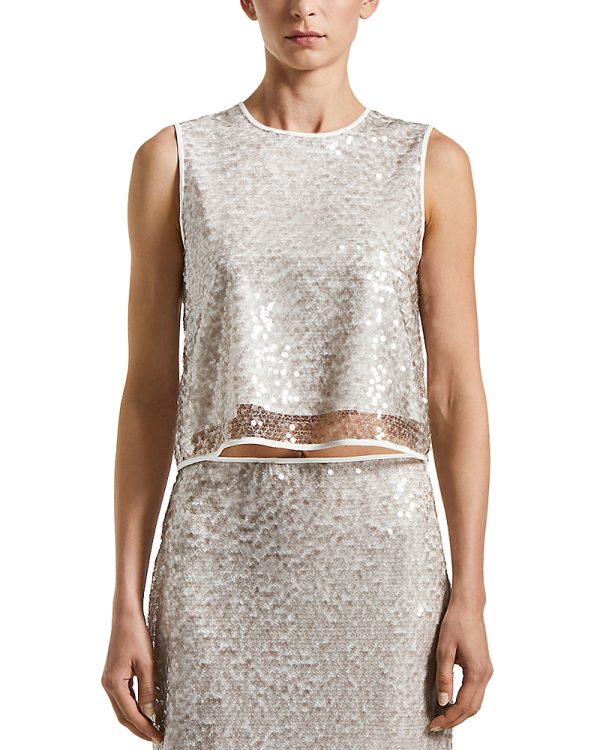 Peserico Sequin Sleeveless Camisole