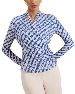 Phase Eight April Geo Wrap Top