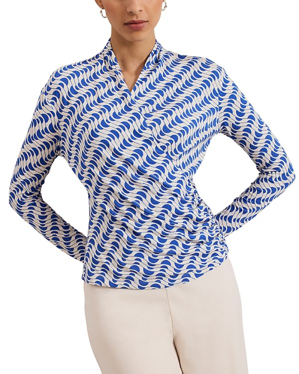 Phase Eight April Geo Wrap Top