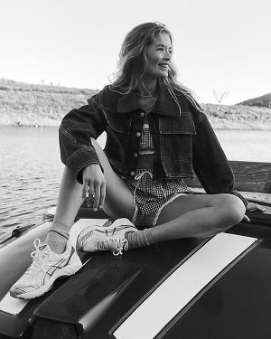 Pilcro Cropped Denim Barn Jacket