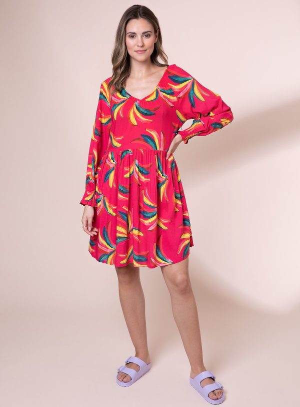Pink ANORAK Bananas EcoVero Laurie Mini Dress