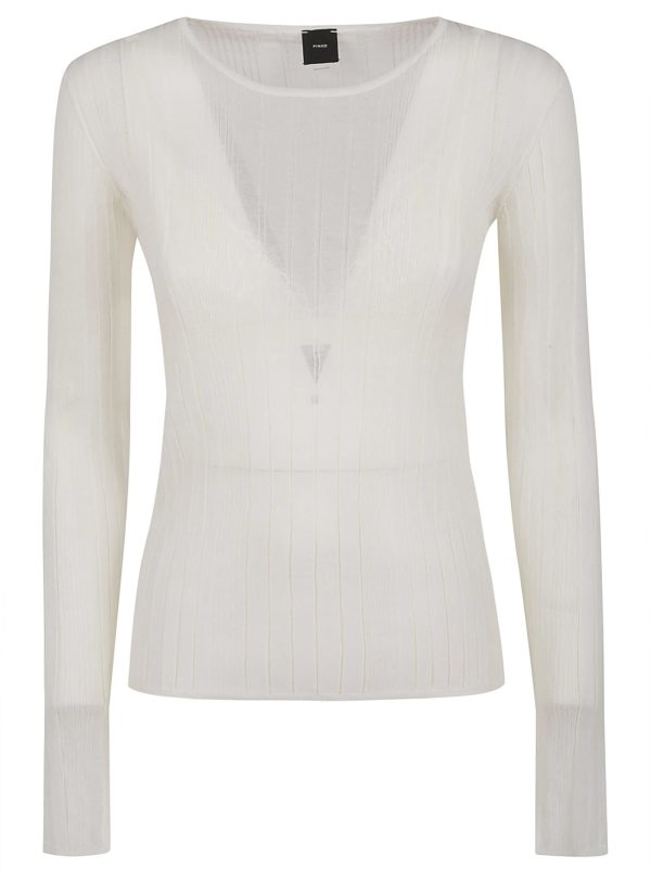 Pinko Semi-sheer Sleeved Blouse