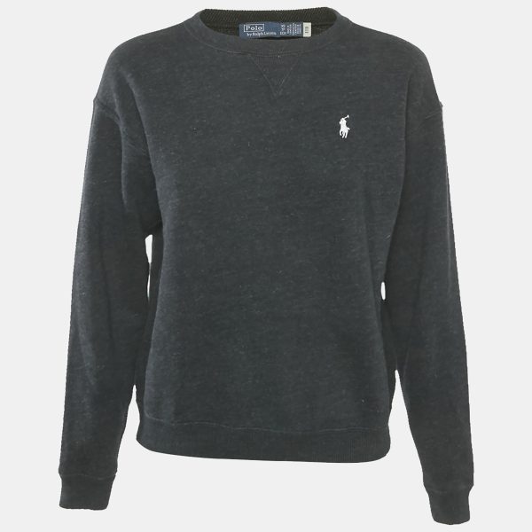 Polo Ralph Lauren Black Cotton Sweatshirt XS