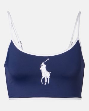 Polo Ralph Lauren Crop Cami logo bikini top