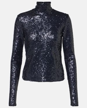 Polo Ralph Lauren Sequined turtleneck top