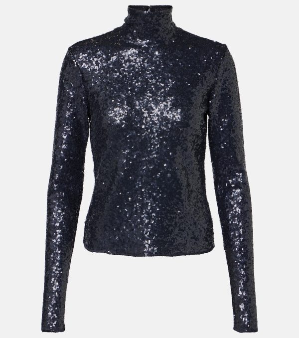 Polo Ralph Lauren Sequined turtleneck top