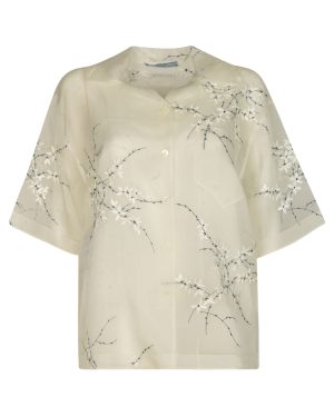 Prada Printed Oversized Blouse
