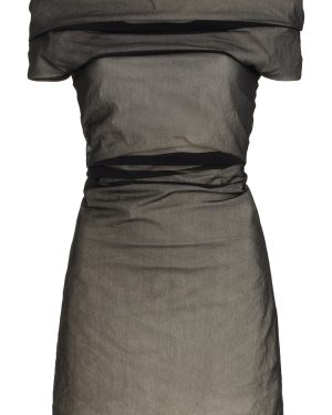 Proenza Schouler - Allegra Off-The-Shoulder Mesh Top - Black - US 8 - Moda Operandi