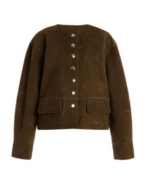 Proenza Schouler White Label - Robin Suede Jacket - Brown - US 6 - Moda Operandi