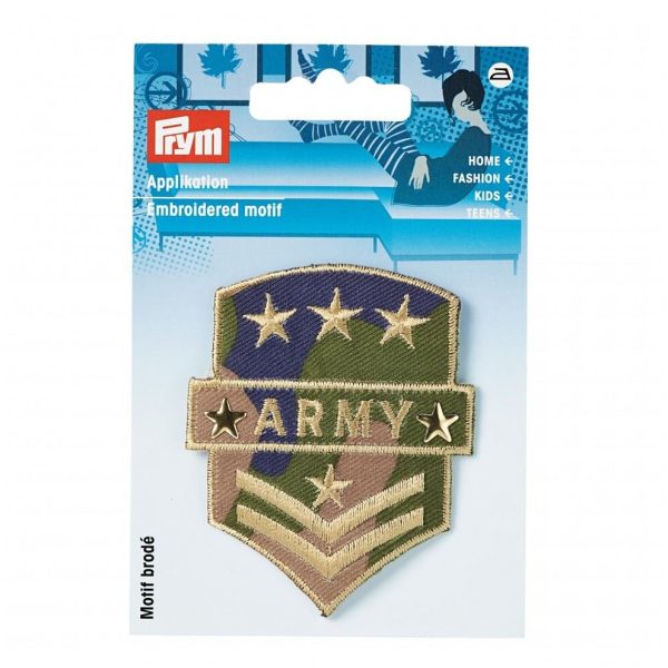 Prym Patch Motif Military Coat Of Arms - each
