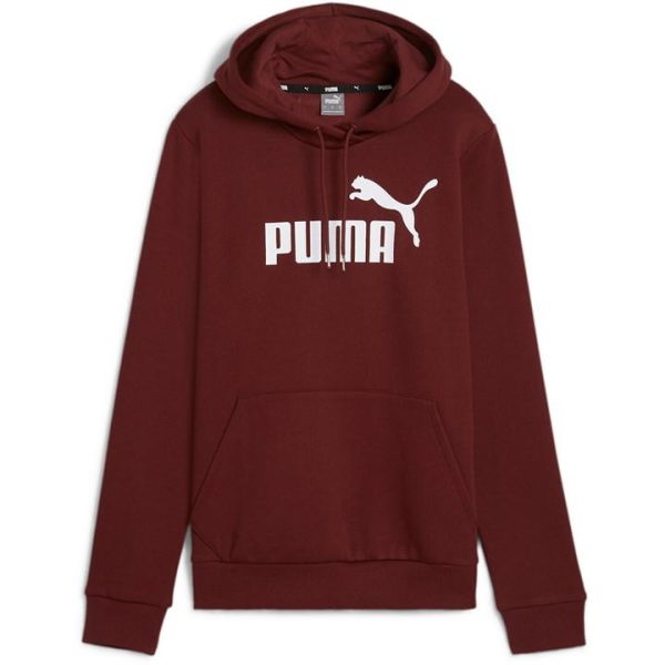 Puma Logo Ladies Hoody - Red