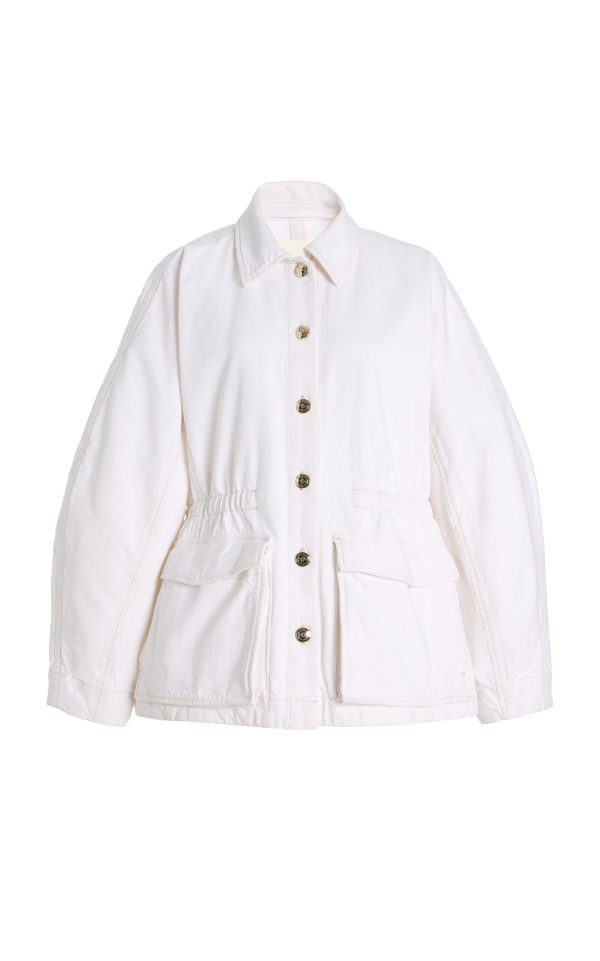 RADH - Exclusive The Constance Denim Jacket - White - S/M - Moda Operandi