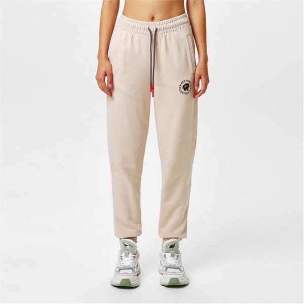 RED RUN Core Tracksuit Joggers - Beige