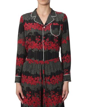 RED Valentino Shirt With Dreaming Peony Print