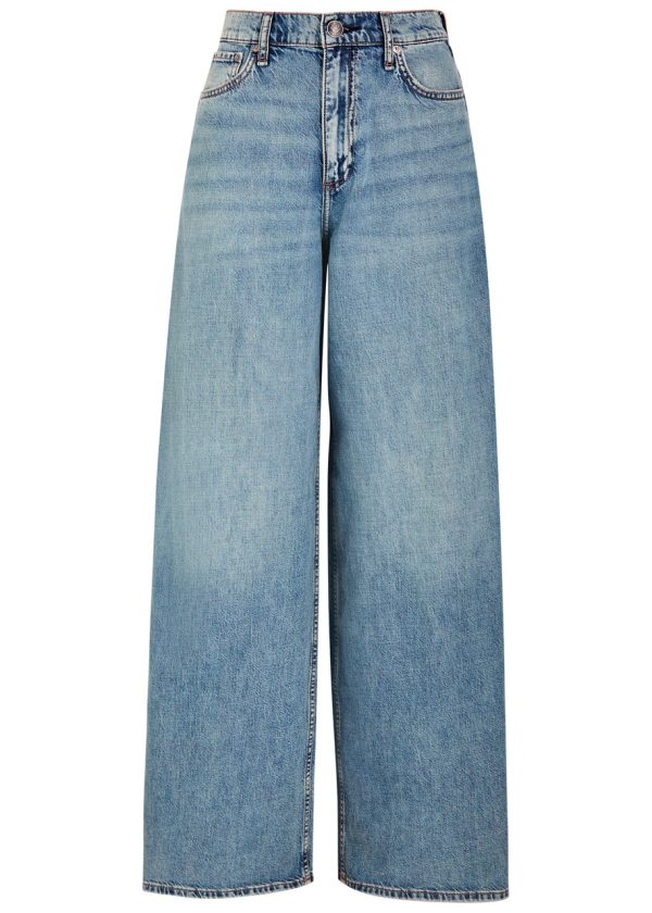 Rag & Bone Featherweight Sofie Wide-leg Jeans - Blue - 30 (W30 / UK12 / M)