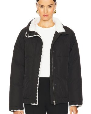 Rag & Bone Ingrid Puffer Jacket in Black. Size XL.
