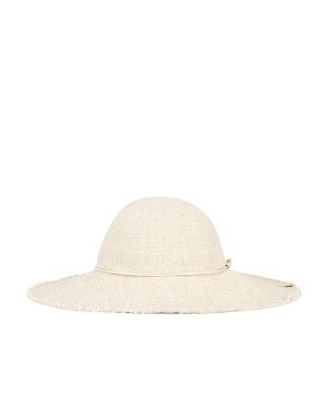Rag & Bone Lily Sun Hat in Cream. Size M, S.