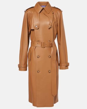 Ralph Lauren Collection Niles leather trench coat