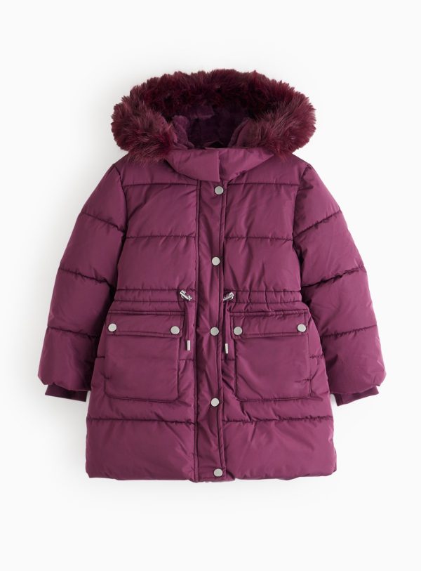 Red Red Burgundy Puffer Coat (13-14 Years) - Tu by Sainsbury's