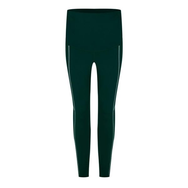 Reebok Lux 2.0 Maternity Leggings Womens Gym Legging - Green