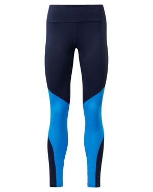 Reebok Lux Bold Mesh 2 Leggings female - Blue