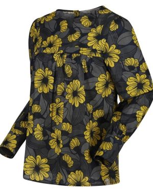 Regatta Orla Kiely Blouse Top - FlwrPopMustd